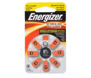 סוללות Energizer 13AIR למכשיר שמיעה מארז 8 סוללות