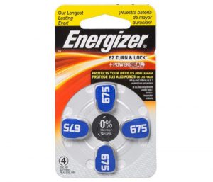 סוללות Energizer 675AIR למכשיר שמיעה – מארז 8 סוללות