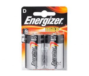 סוללות Energizer D Max LR20 2 pack